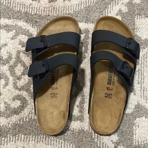 Birkenstock Black and Brown Sandals